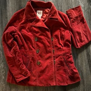 Mossimo Supply Co. Red Peacoat